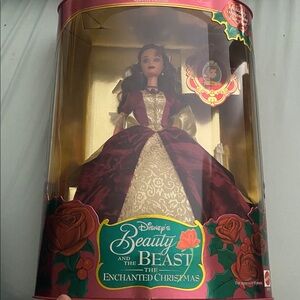 Beauty and the beast the enchanted christmas belle barbie